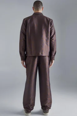 boohooMAN Marl Fabric Interest Smart Set | UK| Sets & Co-Ords