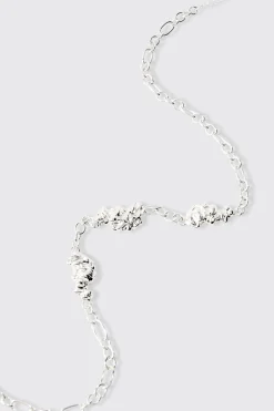 boohooMAN Melted Chain Detial Necklace In | UK| Jewellery & Watches