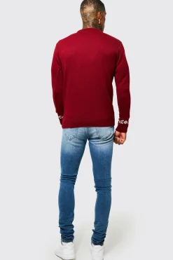 boohooMAN Merry Christmas Ya Filthy Animal Jumper | UK| Knitwear