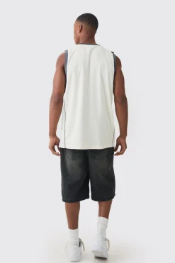 Mesh High Build Print Mesh Vest | UK^boohooMAN Hot