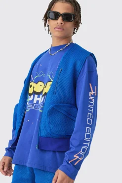 boohooMAN Mesh Vest & Short Set | UK| Sets & Co-Ords