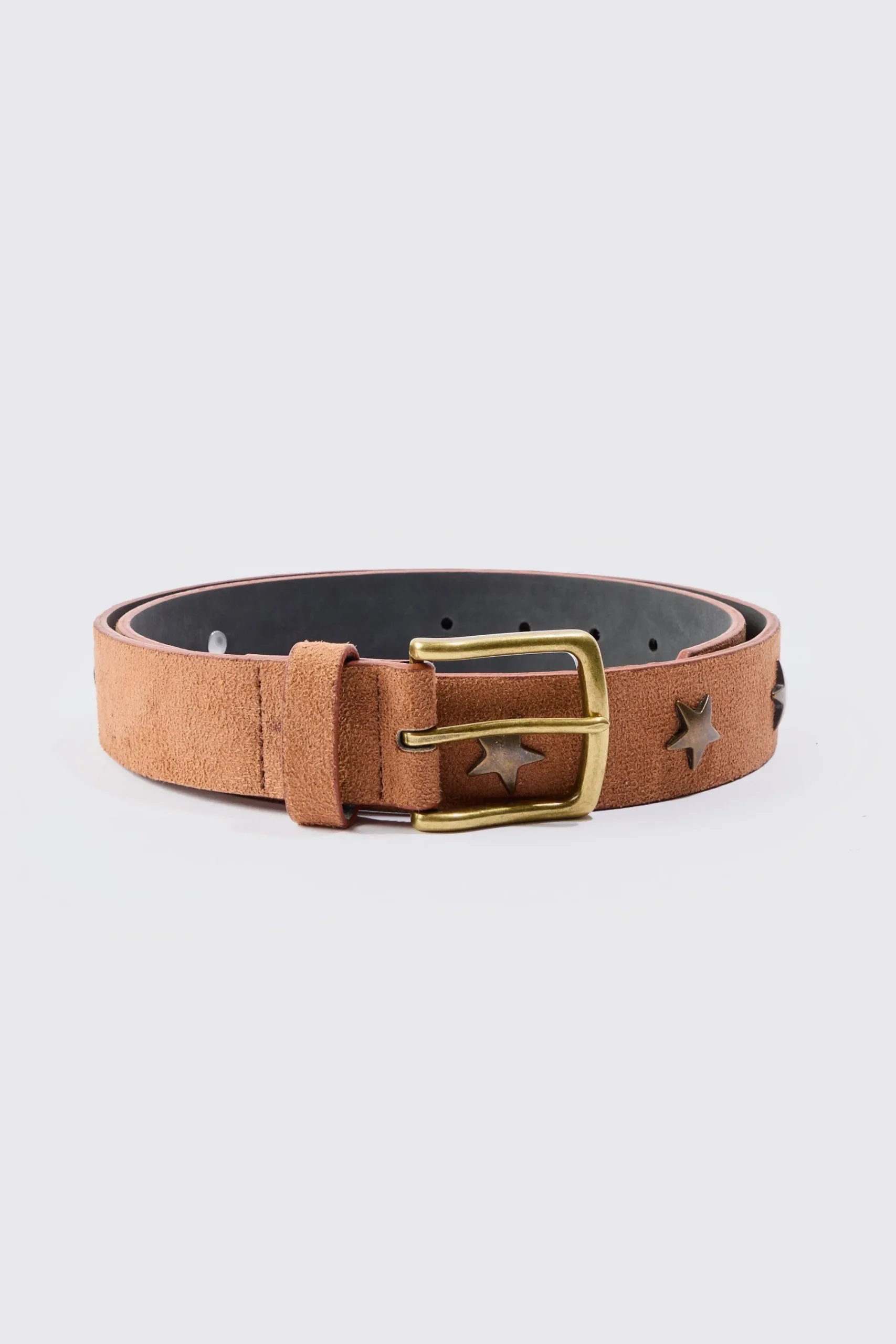 boohooMAN Metal Hardware Star Detail Belt In | UK| Belts