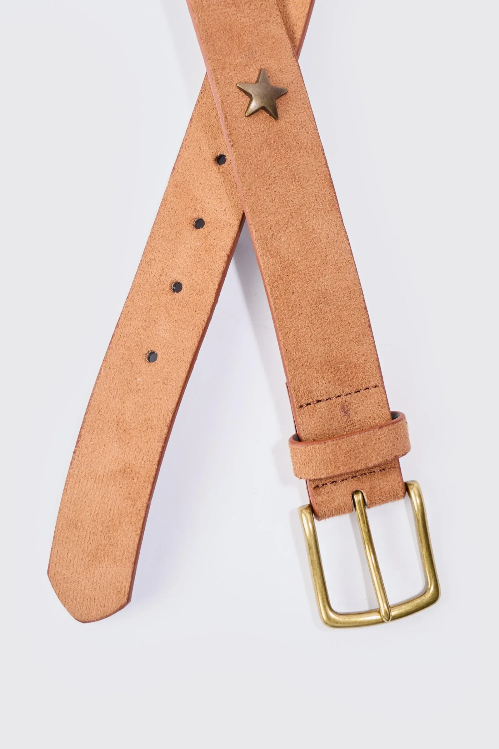 boohooMAN Metal Hardware Star Detail Belt In | UK| Belts
