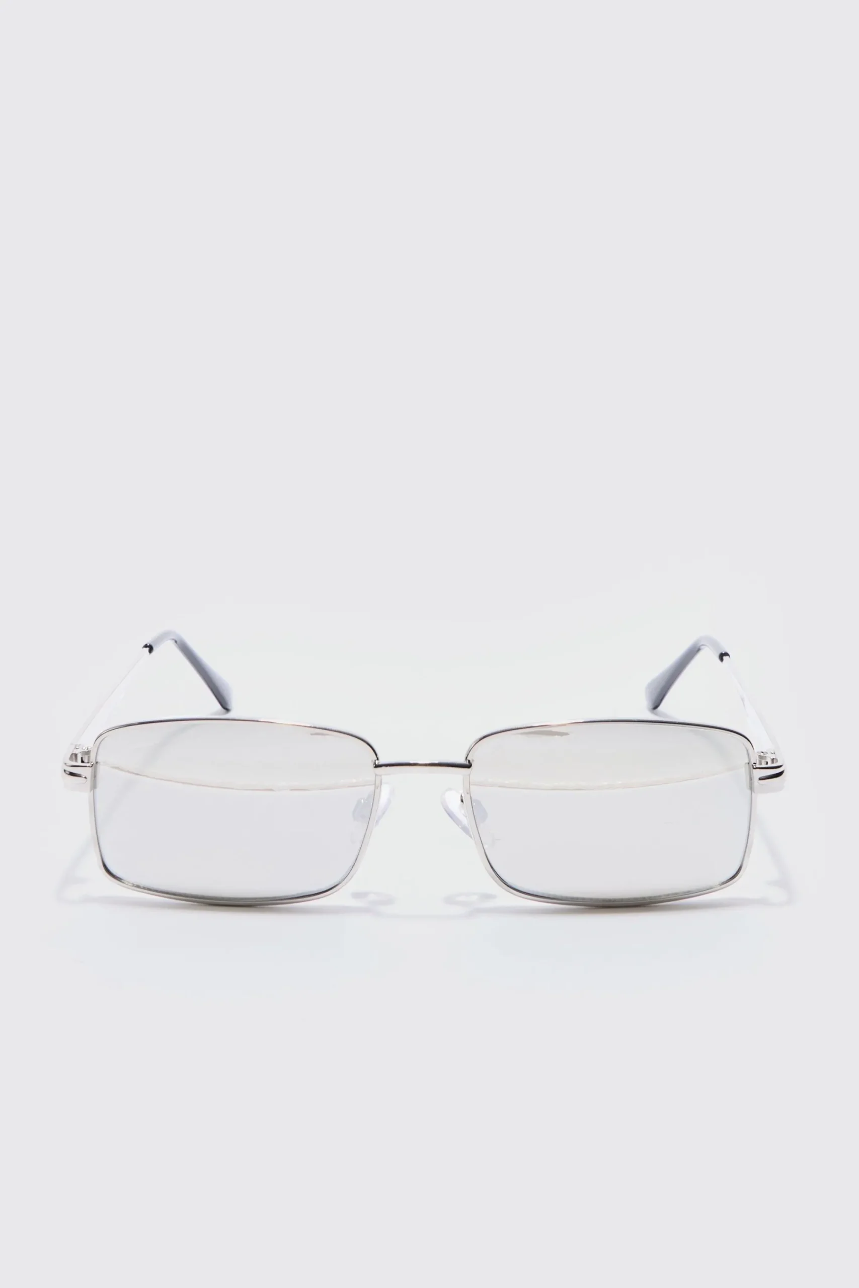 boohooMAN Metal Rectangular Sunglasses In | UK| Sunglasses