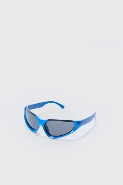 boohooMAN Metallic Frame Sunglasses In | UK| Sunglasses