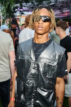 boohooMAN Metallic Utility Vest | UK| Coats & Jackets