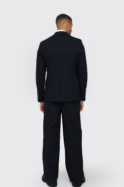 boohooMAN Mix & Match Linen Blend Slim Fit Blazer | UK| Suits & Tailoring