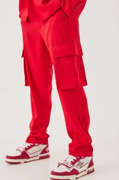 boohooMAN Mix & Match Tailo Cargo Trousers | UK| Suits & Tailoring|Trousers