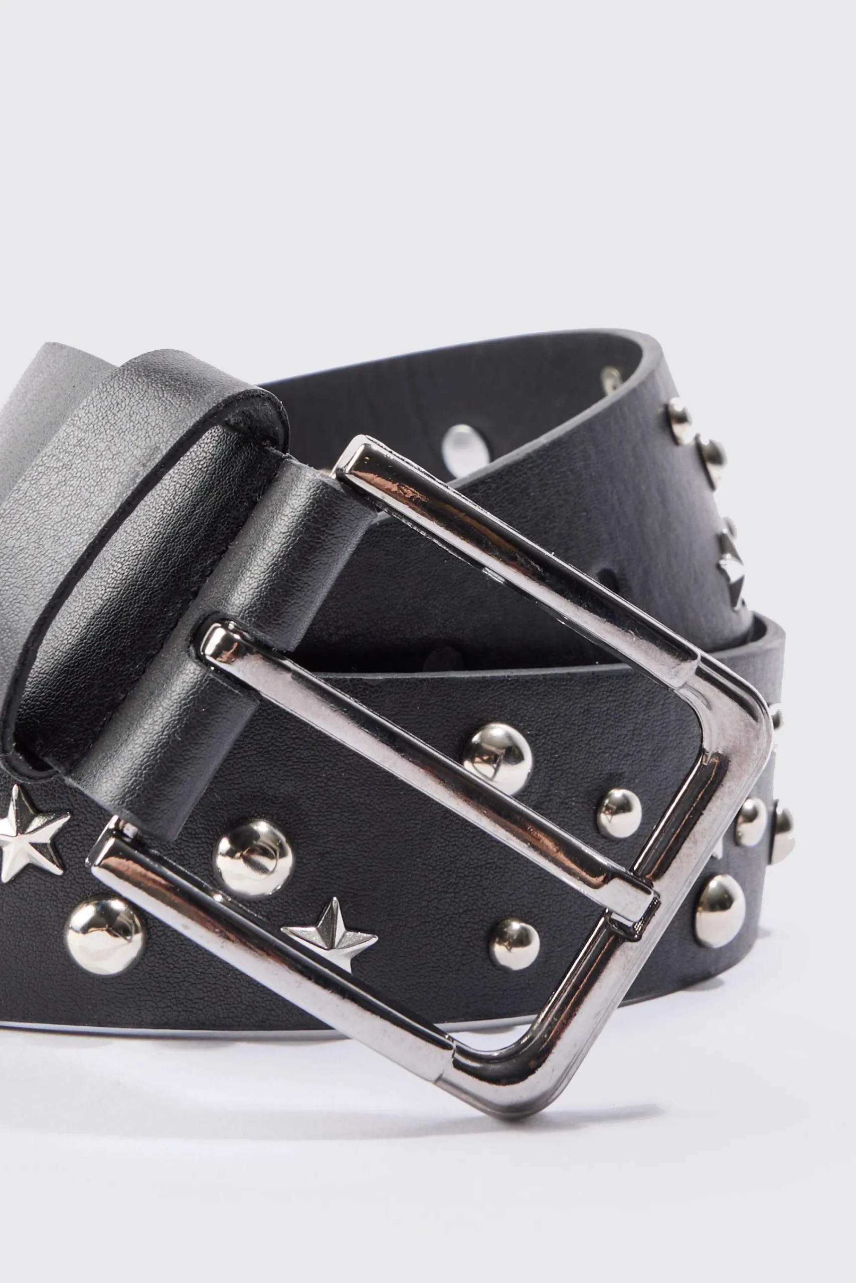 boohooMAN Mixed Hardware Pu Belt | UK| Belts