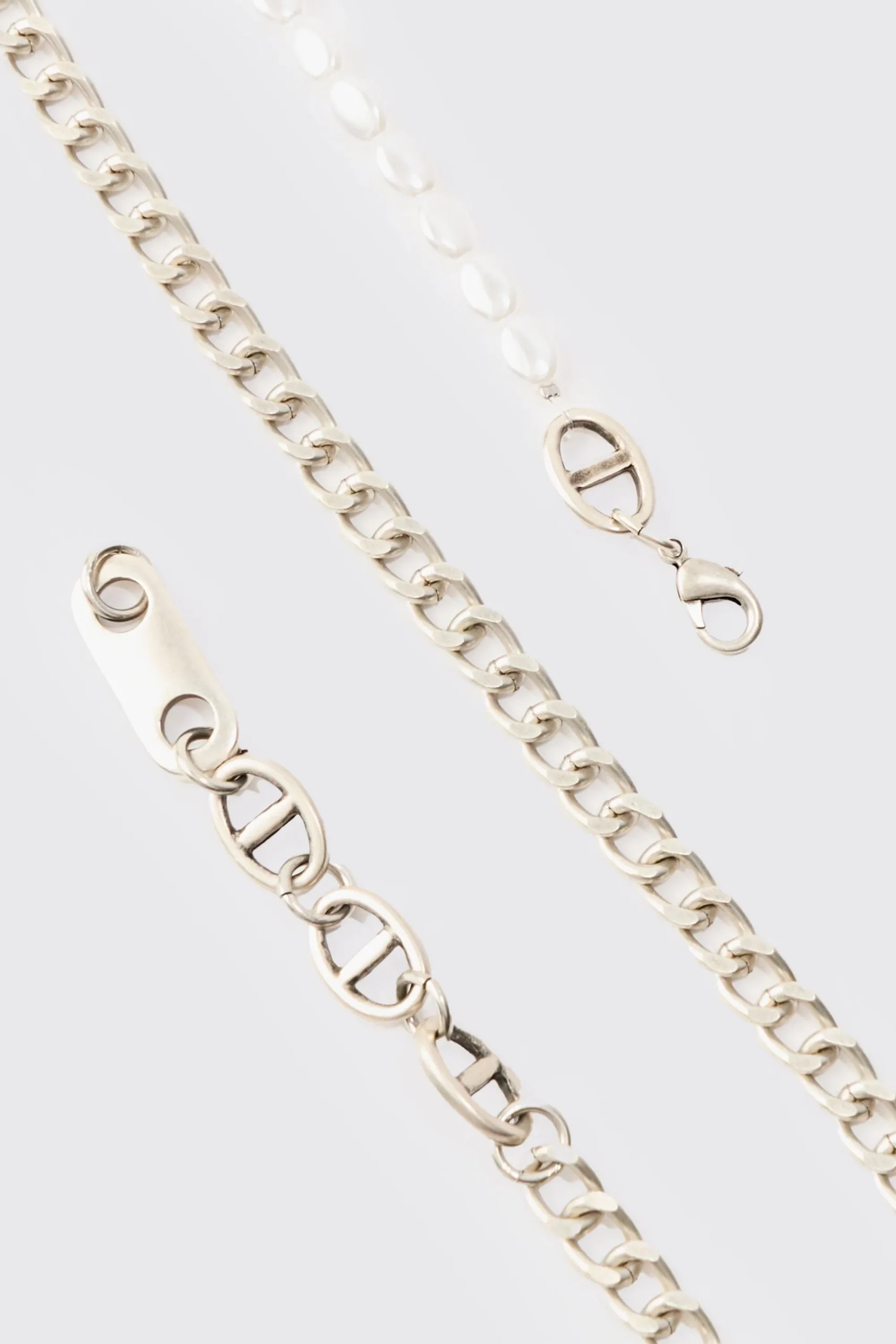 boohooMAN Mixed Pendant Necklace | UK| Jewellery & Watches