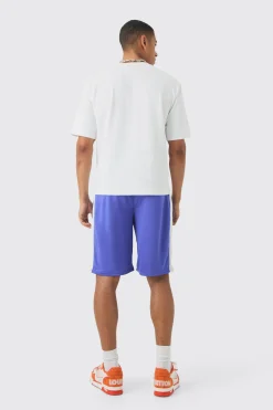 boohooMAN Moto Mesh Basketball Short | UK| Shorts