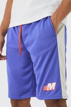 boohooMAN Moto Mesh Basketball Short | UK| Shorts
