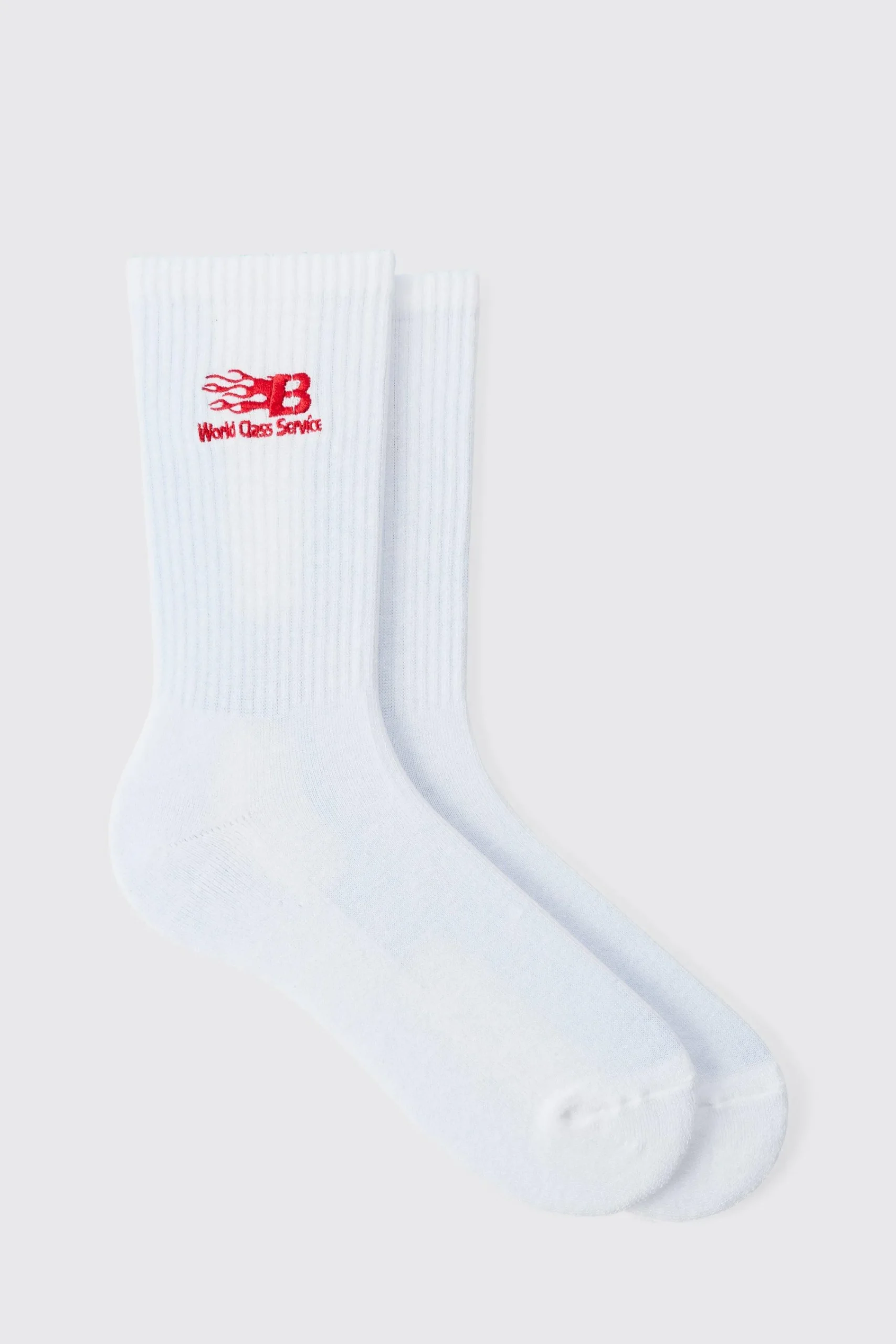 boohooMAN Moto World Class Service Embroidered Socks | UK| Underwear & Socks|Underwear & Socks