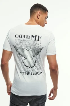 Muscle Dove Print T-Shirt | UK^boohooMAN Sale