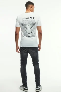 Muscle Dove Print T-Shirt | UK^boohooMAN Sale