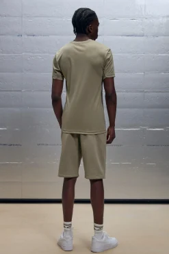 Muscle Fit Pocket Detail T-shirt & Shorts Set | UK^boohooMAN Clearance