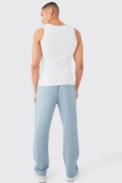 Muscle Fit Ribbed Vest | UK^boohooMAN Clearance