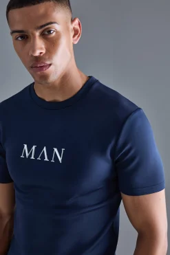 boohooMAN Muscle Fit Scuba T-shirt & Short Set | UK| Sets & Co-Ords|Tracksuits