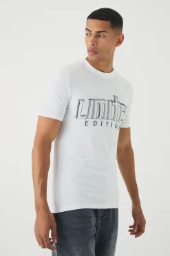 Muscle Limited Edition Print T-Shirt | UK^boohooMAN Best