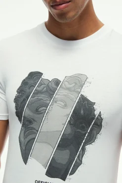 Muscle Renaissance Print T-Shirt | UK^boohooMAN Best