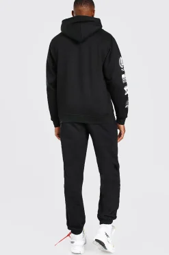 boohooMAN NASA Sleeve Print License Hoodie | UK| Hoodies & Sweatshirts