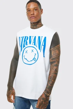 Nirvana License Tank | UK^boohooMAN New