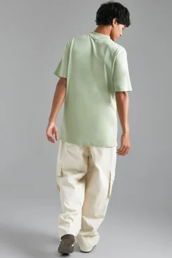 Ofcl Embroidered Longline T-shirt | UK^boohooMAN Best