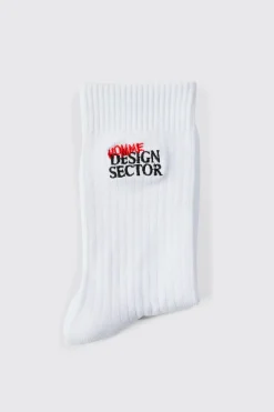 boohooMAN OFCL Man Embroidered Sports Socks | UK| Underwear & Socks|Underwear & Socks