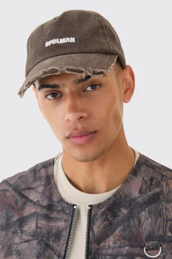 boohooMAN OFCLMAN 3d Embroidered Cap In | UK| Hats & Caps