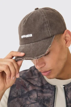boohooMAN OFCLMAN 3d Embroidered Cap In | UK| Hats & Caps