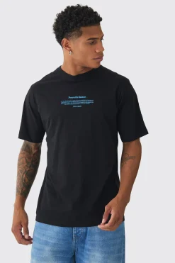 Official Back Print T-Shirt | UK^boohooMAN Online