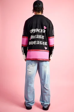 Official Heart Breaker Air Tex Hockey Top | UK^boohooMAN Outlet