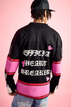 Official Heart Breaker Air Tex Hockey Top | UK^boohooMAN Outlet