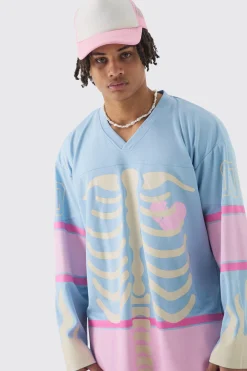 Official Heart Breaker Mesh Hockey Jersey Top | UK^boohooMAN Outlet