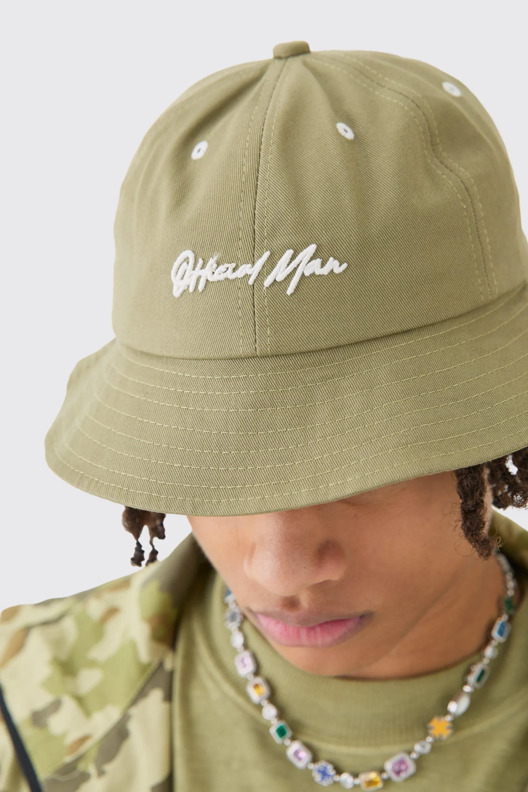 boohooMAN Official Man Embroidered Bucket Hat In | UK| Hats & Caps