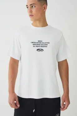 Official Man Interlock Print T-Shirt | UK^boohooMAN