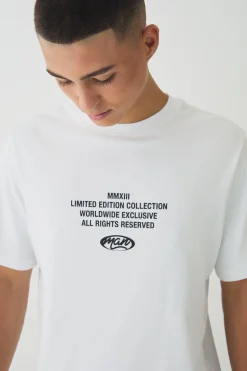 Official Man Interlock Print T-Shirt | UK^boohooMAN