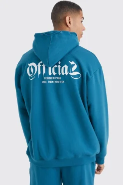 boohooMAN Official Oversized Drawcord Detail Hoodie | UK| Hoodies & Sweatshirts