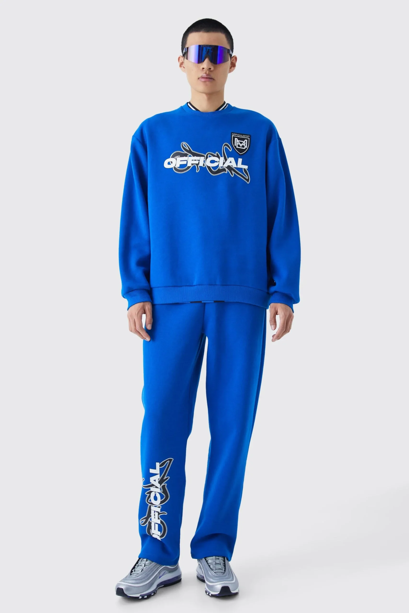 boohooMAN Official Oversized Sweat Tracksuit | UK| Tracksuits