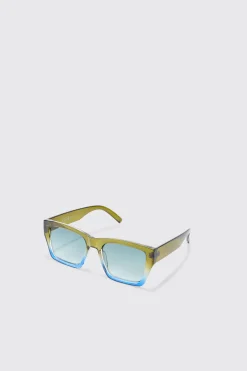 boohooMAN Ombre Square Sunglasses In | UK| Sunglasses