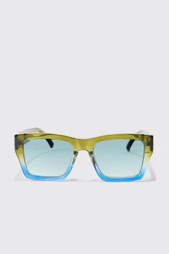 boohooMAN Ombre Square Sunglasses In | UK| Sunglasses