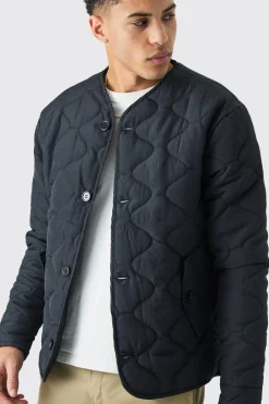 boohooMAN Onion Quilted Liner Jacket | UK| Coats & Jackets