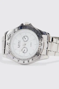 boohooMAN Original Man Classic Link Watch | UK| Jewellery & Watches