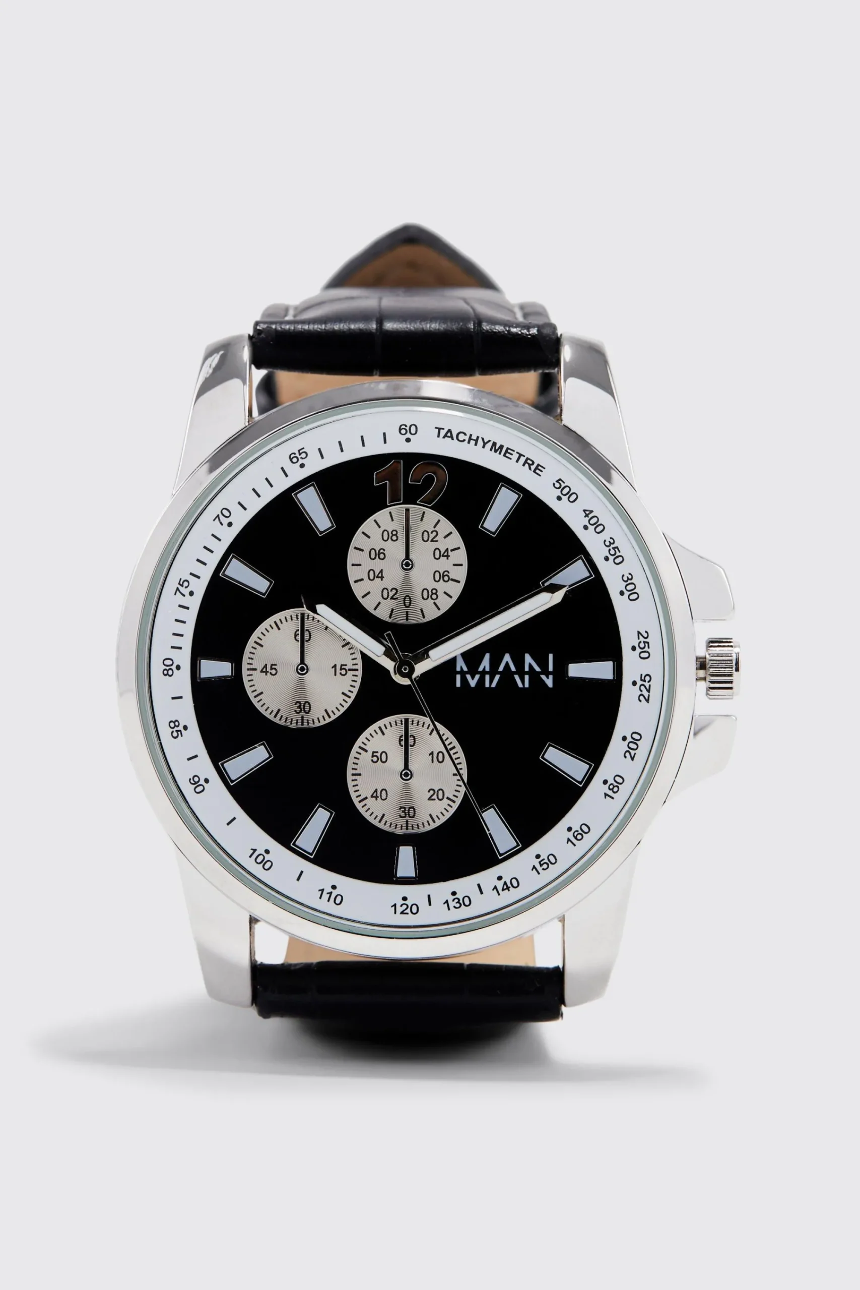 boohooMAN Original Man Faux Leather Strap Watch | UK| Jewellery & Watches