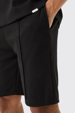 boohooMAN Overisized T-shirt & Short Interlock Set | UK| Sets & Co-Ords|Tracksuits