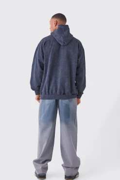 boohooMAN Oversized Acid Wash Graphic Hoodie | UK| Hoodies & Sweatshirts