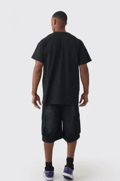 Oversized Alien Embroidered T-shirt | UK^boohooMAN Outlet