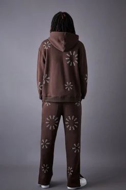 boohooMAN Oversized All Over Man Dash Colour Block Tracksuit | UK| Tracksuits