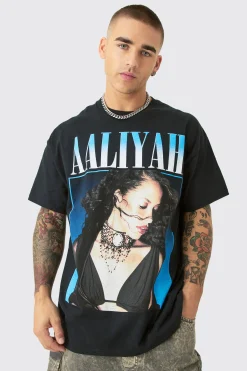 Oversized Alliyah License T-shirt | UK^boohooMAN Sale