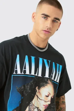 Oversized Alliyah License T-shirt | UK^boohooMAN Sale